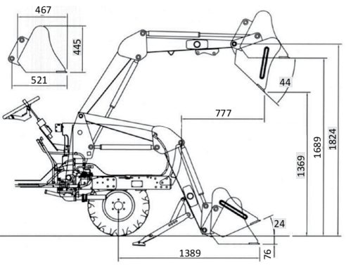 4WD tractor